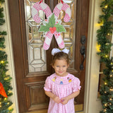 Nicole the Pink Candy Canes Door Hanger