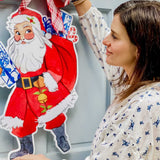 Kris Kringle Santa Door Hanger