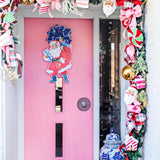 Kris Kringle Santa Door Hanger