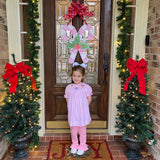 Nicole the Pink Candy Canes Door Hanger