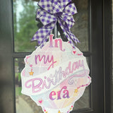 Birthday Era Door Hanger
