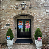 Jack-O-Lantern Blue Door Hanger