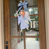 Keeke the Blue & White Angel Door Hanger