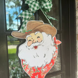Howdy Santa Door Hanger