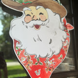 Howdy Santa Door Hanger