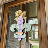 Maddie Fleur de Lis Door Hanger