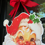 Red Vintage Old Saint Nick - HTH x Stylin' Brunette