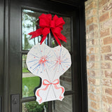 Patriotic Fireworks Door Hanger