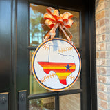H-Town Baseball Door Hanger