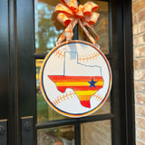 H-Town Baseball Door Hanger