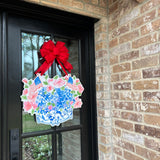 Harriet Floral Cache Pot Door Hanger