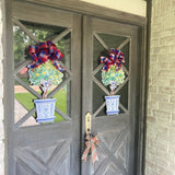 Amy Boxwood Door Hanger