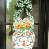 Sanderson Halloween Witches Vase Door Hanger