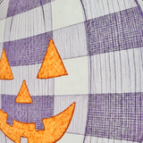 Thackery Pastel Gingham Jack-o-Lantern Door Hanger (multiple colorways)