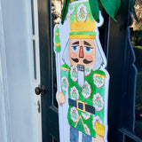 Preppy Block Print Nutcracker Door Hanger - HTH x Preppy Goods