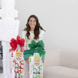 Preppy Block Print Nutcracker Door Hanger - HTH x Preppy Goods