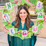 Merry Mahjong Christmas Wreath - HTH x Stylin' Brunette