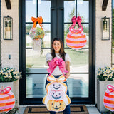 Lil Pumpkins Door Hanger - Porch Pumpkins x HTH