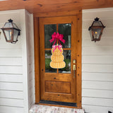 Sloane Wicker Pumpkin Stack Door Hanger