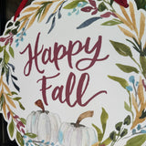 Happy Fall Wreath Door Hanger - Be Sweet Ink x HTH (Copy)