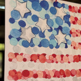 Party like it's 1776 Balloon Flag Door Hanger