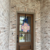Round Top Wildflower Door Hanger HTH x Lauren Clyburn Art