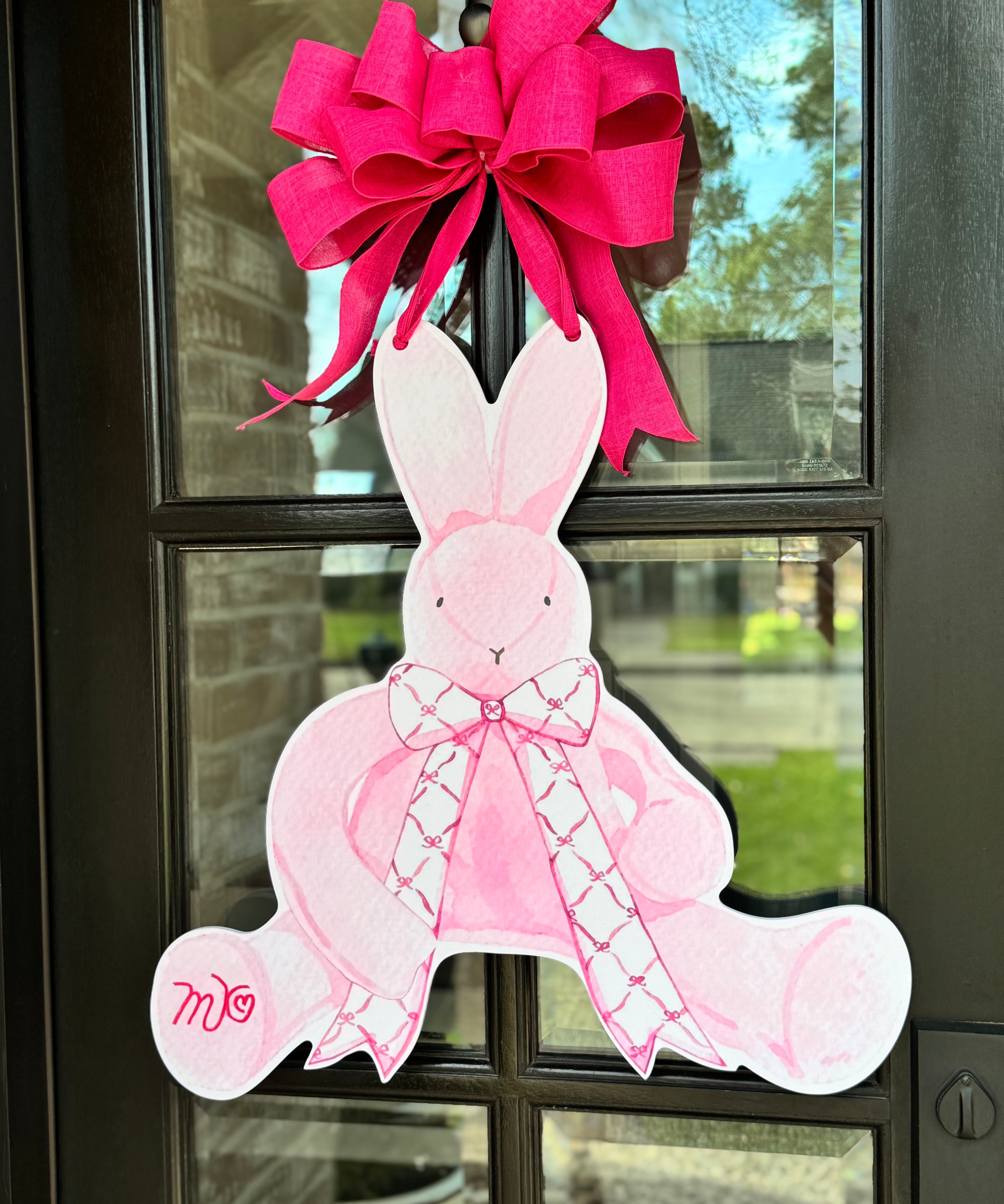 Mary Kate Jacobe Bunny Door Hanger