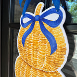 Sloane Wicker Pumpkin Stack Door Hanger