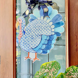 Paul the Blue Turkey Door Hanger