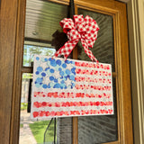 Party like it's 1776 Balloon Flag Door Hanger