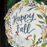 Happy Fall Wreath Door Hanger - Be Sweet Ink x HTH (Copy)