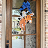 Bronco Rider Door Hanger PVC - HTH x Lauren Clyburn Art