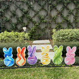 Marbled Peep Yard Stake Set of 6