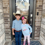 Bennett Mutton Bustin' Door Hanger HTH x Lauren Clyburn Art