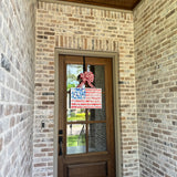 Party like it's 1776 Balloon Flag Door Hanger