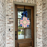 Round Top Wildflower Door Hanger HTH x Lauren Clyburn Art