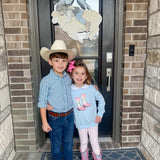 Bennett Mutton Bustin' Door Hanger HTH x Lauren Clyburn Art