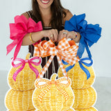 Sloane Wicker Pumpkin Stack Door Hanger