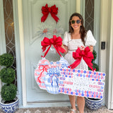 Abigail  Patriotic Vases Grouping Door Hanger