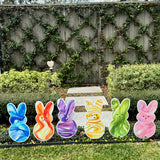 Marbled Peep Yard Stake Set of 6