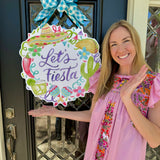 Let's Fiesta Door Hanger - Be Sweet ink x HTH