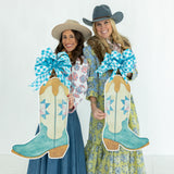 Wildflower Boots Pair Door Hangers - HTH x Lauren Clyburn Art
