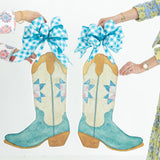Wildflower Boots Pair Door Hangers - HTH x Lauren Clyburn Art