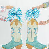 Wildflower Boots Pair Door Hangers - HTH x Lauren Clyburn Art