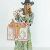 Wildflower Saddle Door Hanger - HTH x Lauren Clyburn Art