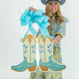 Wildflower Boots Single Door - HTH x Lauren Clyburn Art