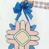 Round Top Wildflower Door Hanger HTH x Lauren Clyburn Art