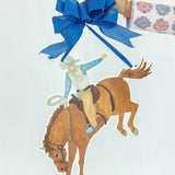 Bronco Rider Door Hanger PVC - HTH x Lauren Clyburn Art