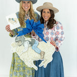 Bennett Mutton Bustin' Door Hanger HTH x Lauren Clyburn Art