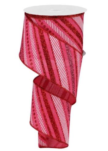 Hot Pink with Pink Diagonal Stripes.JPG